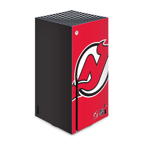 NHL New Jersey Devils Oversized Vinyl Sticker Skin Decal Cover for Microsoft Xbox Series X