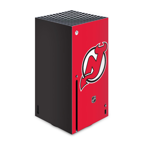 NHL New Jersey Devils Plain Vinyl Sticker Skin Decal Cover for Microsoft Xbox Series X