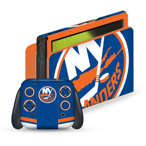 NHL New York Islanders Oversized Vinyl Sticker Skin Decal Cover for Nintendo Switch OLED