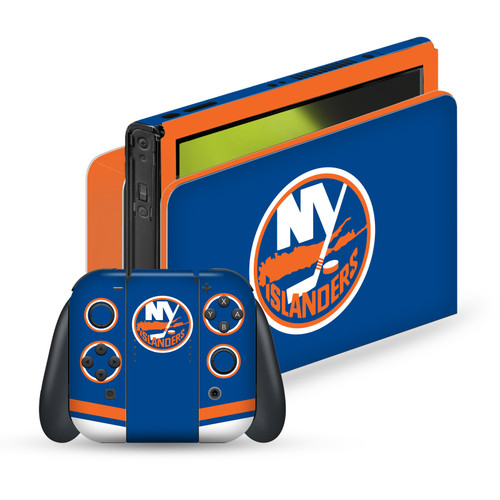 NHL New York Islanders Plain Vinyl Sticker Skin Decal Cover for Nintendo Switch OLED
