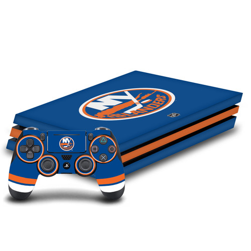 NHL New York Islanders Plain Vinyl Sticker Skin Decal Cover for Sony PS4 Pro Bundle