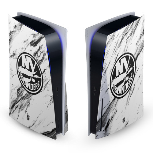 NHL New York Islanders Marble Vinyl Sticker Skin Decal Cover for Sony PS5 Disc Edition Console