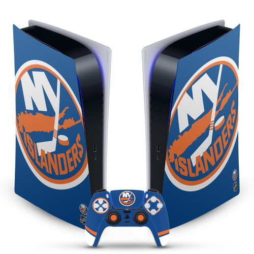 NHL New York Islanders Oversized Vinyl Sticker Skin Decal Cover for Sony PS5 Digital Edition Bundle
