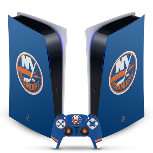 NHL New York Islanders Plain Vinyl Sticker Skin Decal Cover for Sony PS5 Digital Edition Bundle