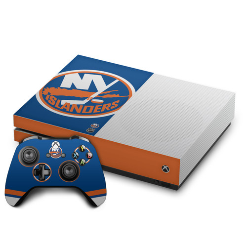 NHL New York Islanders Oversized Vinyl Sticker Skin Decal Cover for Microsoft One S Console & Controller