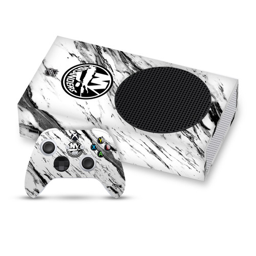 NHL New York Islanders Marble Vinyl Sticker Skin Decal Cover for Microsoft Series S Console & Controller