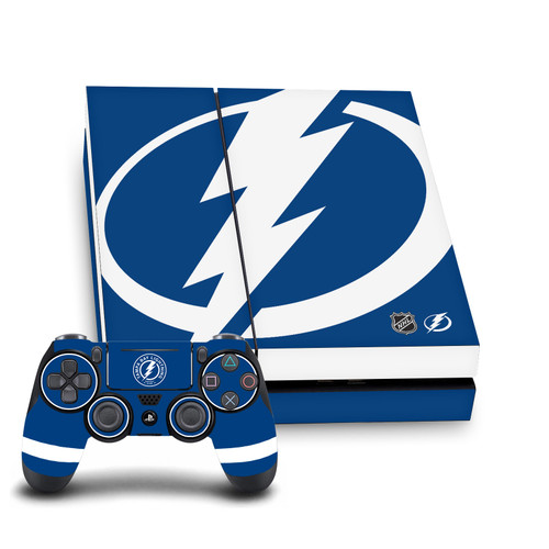 NHL Tampa Bay Lightning Oversized Vinyl Sticker Skin Decal Cover for Sony PS4 Console & Controller