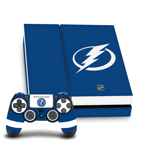 NHL Tampa Bay Lightning Plain Vinyl Sticker Skin Decal Cover for Sony PS4 Console & Controller