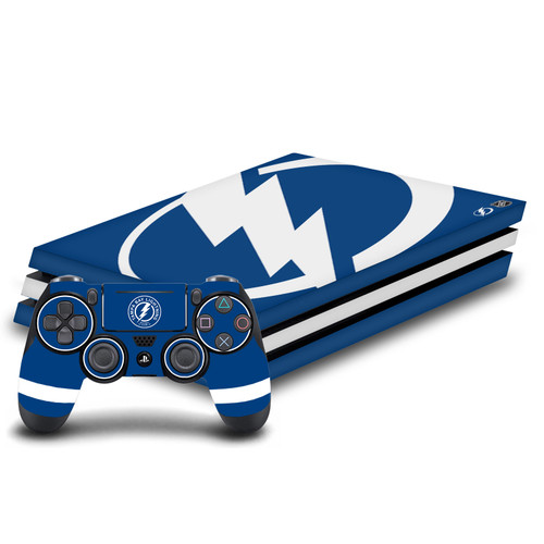 NHL Tampa Bay Lightning Oversized Vinyl Sticker Skin Decal Cover for Sony PS4 Pro Bundle