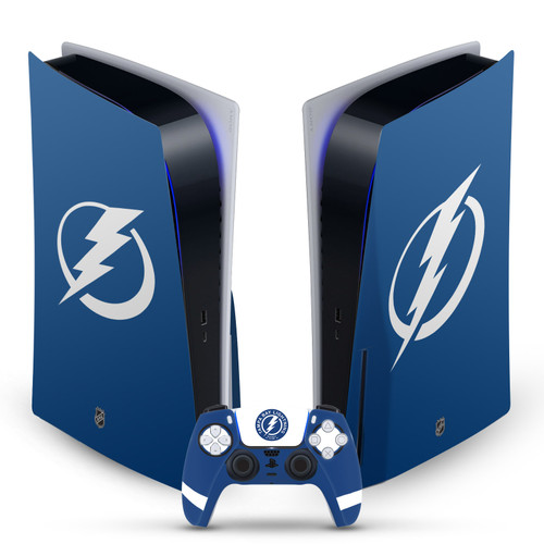 NHL Tampa Bay Lightning Plain Vinyl Sticker Skin Decal Cover for Sony PS5 Disc Edition Bundle