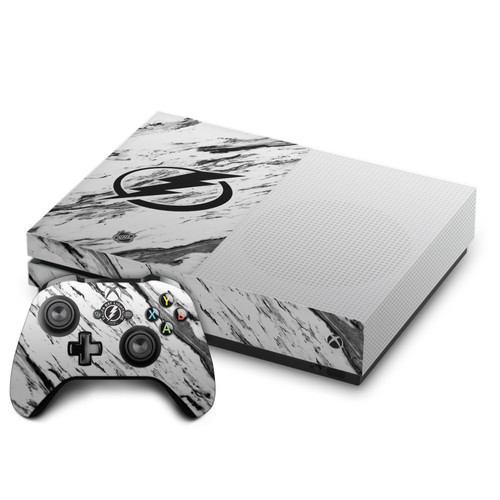 NHL Tampa Bay Lightning Marble Vinyl Sticker Skin Decal Cover for Microsoft One S Console & Controller