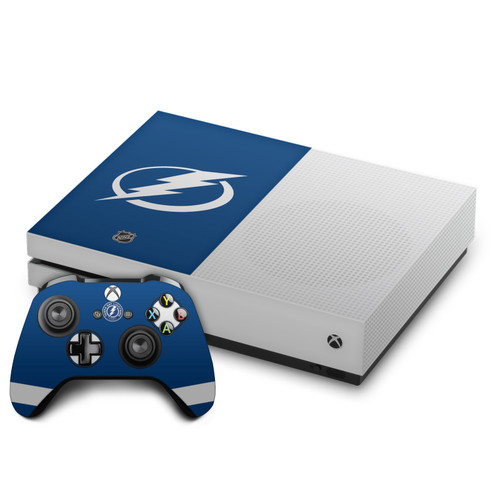 NHL Tampa Bay Lightning Plain Vinyl Sticker Skin Decal Cover for Microsoft One S Console & Controller