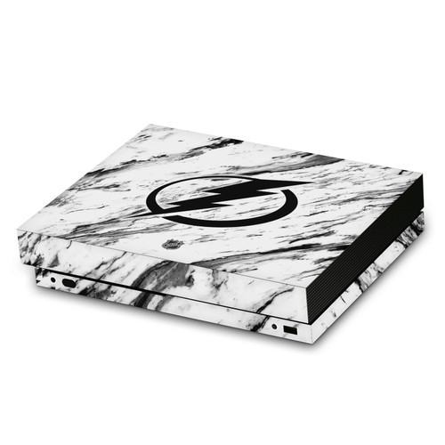 NHL Tampa Bay Lightning Marble Vinyl Sticker Skin Decal Cover for Microsoft Xbox One X Console