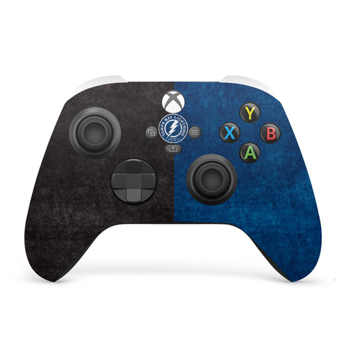 NHL Tampa Bay Lightning Half Distressed Vinyl Sticker Skin Decal Cover for Microsoft Xbox Series X / Series S Controller