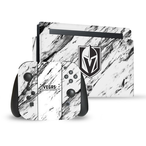 NHL Vegas Golden Knights Marble Vinyl Sticker Skin Decal Cover for Nintendo Switch Bundle