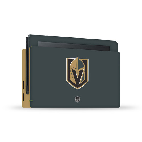 NHL Vegas Golden Knights Plain Vinyl Sticker Skin Decal Cover for Nintendo Switch Console & Dock