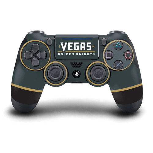 NHL Vegas Golden Knights Plain Vinyl Sticker Skin Decal Cover for Sony DualShock 4 Controller