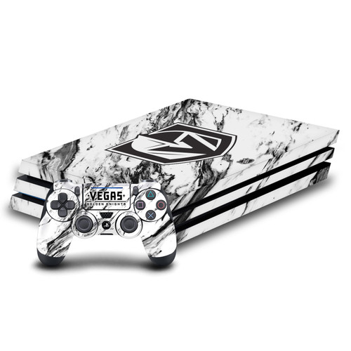 NHL Vegas Golden Knights Marble Vinyl Sticker Skin Decal Cover for Sony PS4 Pro Bundle