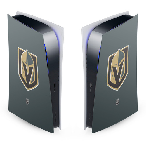 NHL Vegas Golden Knights Plain Vinyl Sticker Skin Decal Cover for Sony PS5 Digital Edition Console