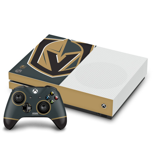 NHL Vegas Golden Knights Oversized Vinyl Sticker Skin Decal Cover for Microsoft One S Console & Controller