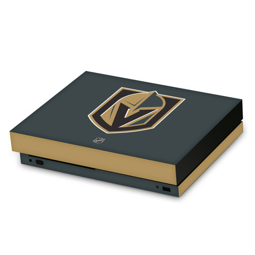 NHL Vegas Golden Knights Plain Vinyl Sticker Skin Decal Cover for Microsoft Xbox One X Console