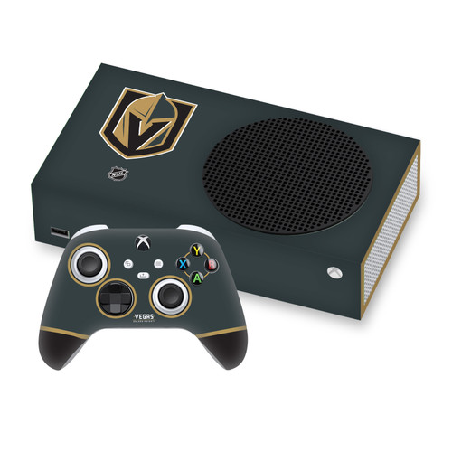 NHL Vegas Golden Knights Plain Vinyl Sticker Skin Decal Cover for Microsoft Series S Console & Controller