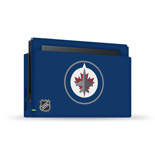NHL Winnipeg Jets Plain Vinyl Sticker Skin Decal Cover for Nintendo Switch Console & Dock