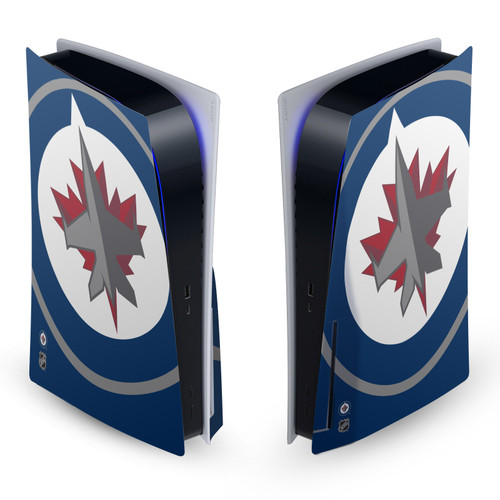 NHL Winnipeg Jets Oversized Vinyl Sticker Skin Decal Cover for Sony PS5 Disc Edition Console