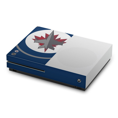 NHL Winnipeg Jets Oversized Vinyl Sticker Skin Decal Cover for Microsoft Xbox One S Console