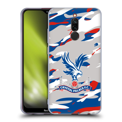 Crystal Palace FC Crest Camouflage Soft Gel Case for Xiaomi Redmi 8