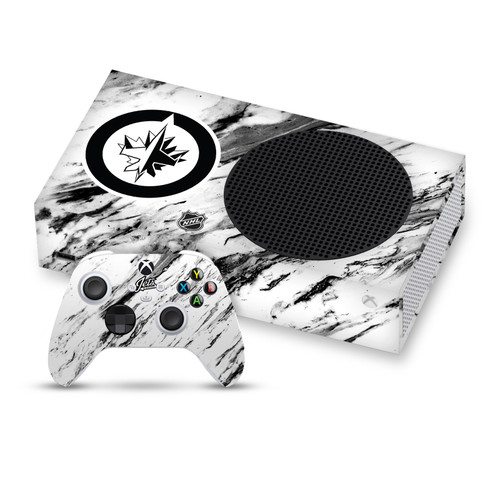 NHL Winnipeg Jets Marble Vinyl Sticker Skin Decal Cover for Microsoft Series S Console & Controller
