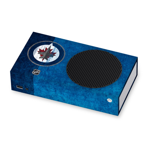 NHL Winnipeg Jets Half Distressed Vinyl Sticker Skin Decal Cover for Microsoft Xbox Series S Console