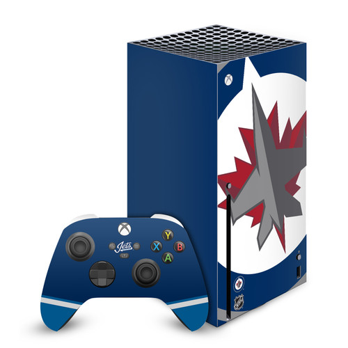 NHL Winnipeg Jets Oversized Vinyl Sticker Skin Decal Cover for Microsoft Series X Console & Controller