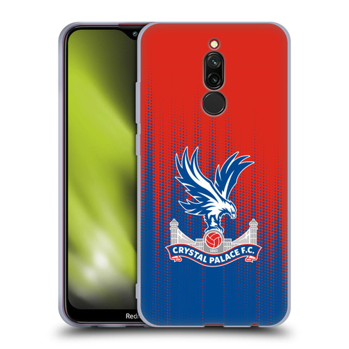 Crystal Palace FC Crest Halftone Soft Gel Case for Xiaomi Redmi 8