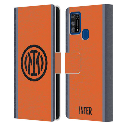Fc Internazionale Milano 2023/24 Crest Kit Third Leather Book Wallet Case Cover For Samsung Galaxy M31 (2020)