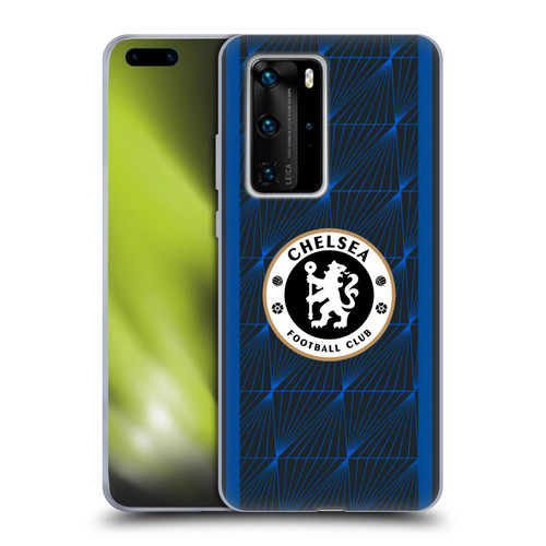 Chelsea Football Club 2023/24 Kit Away Soft Gel Case for Huawei P40 Pro / P40 Pro Plus 5G
