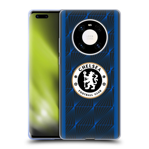 Chelsea Football Club 2023/24 Kit Away Soft Gel Case for Huawei Mate 40 Pro 5G