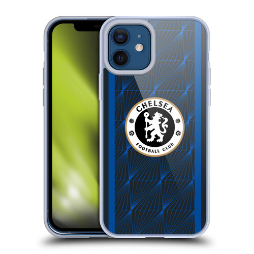 Chelsea Football Club 2023/24 Kit Away Soft Gel Case for Apple iPhone 12 / iPhone 12 Pro