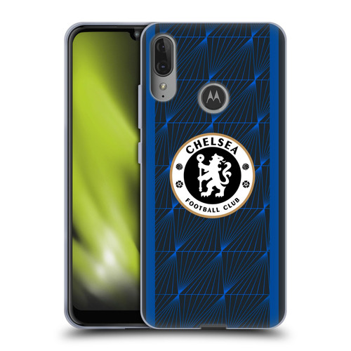 Chelsea Football Club 2023/24 Kit Away Soft Gel Case for Motorola Moto E6 Plus