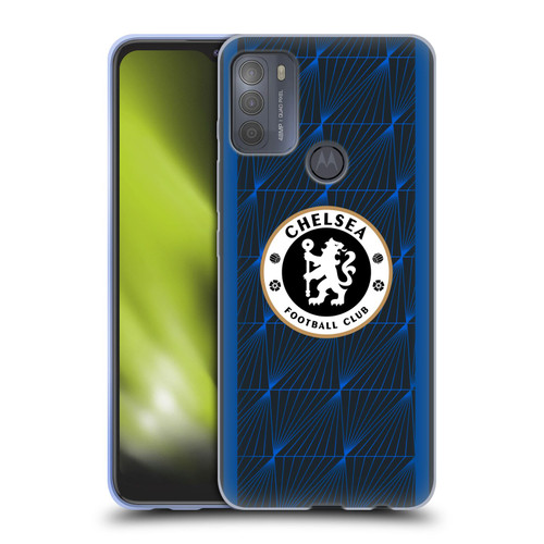 Chelsea Football Club 2023/24 Kit Away Soft Gel Case for Motorola Moto G50