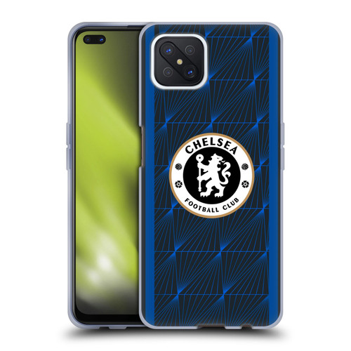 Chelsea Football Club 2023/24 Kit Away Soft Gel Case for OPPO Reno4 Z 5G