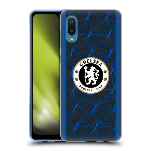 Chelsea Football Club 2023/24 Kit Away Soft Gel Case for Samsung Galaxy A02/M02 (2021)
