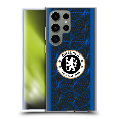 Chelsea Football Club 2023/24 Kit Away Soft Gel Case for Samsung Galaxy S23 Ultra 5G
