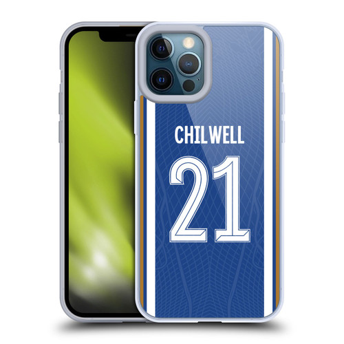Chelsea Football Club 2023/24 Players Home Kit Ben Chilwell Soft Gel Case for Apple iPhone 12 Pro Max
