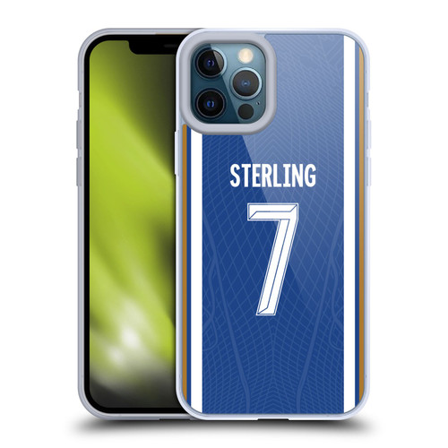 Chelsea Football Club 2023/24 Players Home Kit Raheem Sterling Soft Gel Case for Apple iPhone 12 Pro Max
