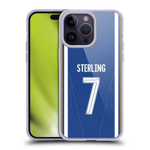 Chelsea Football Club 2023/24 Players Home Kit Raheem Sterling Soft Gel Case for Apple iPhone 14 Pro Max