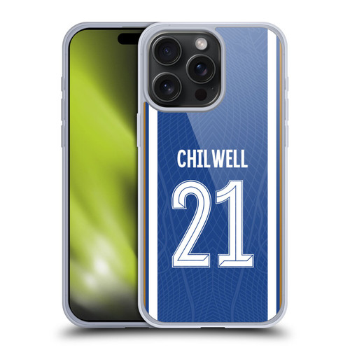 Chelsea Football Club 2023/24 Players Home Kit Ben Chilwell Soft Gel Case for Apple iPhone 15 Pro Max