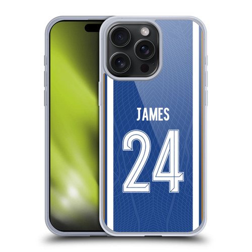 Chelsea Football Club 2023/24 Players Home Kit Reece James Soft Gel Case for Apple iPhone 15 Pro Max