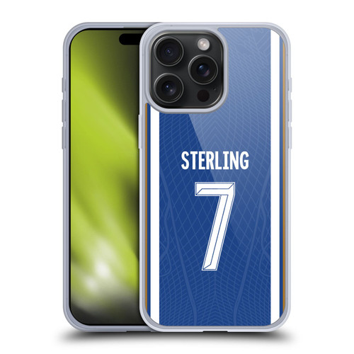 Chelsea Football Club 2023/24 Players Home Kit Raheem Sterling Soft Gel Case for Apple iPhone 15 Pro Max