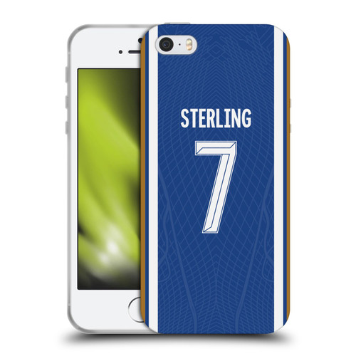 Chelsea Football Club 2023/24 Players Home Kit Raheem Sterling Soft Gel Case for Apple iPhone 5 / 5s / iPhone SE 2016